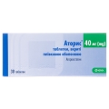 Аторис таблетки, п/плен. обол. по 40 мг №30 (10х3)