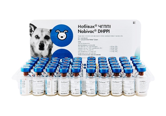 Нобивак DHPPi (ЧГППИ) вакцина комплексная для собак по 1 дозе во флак. :  инструкция + цена в аптеках | Tabletki.ua