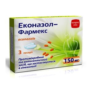 Эконазол-Фармекс Пессарии По 150 Мг №3 : Инструкция + Цена В.