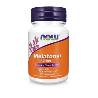 Мелатонин NOW Melatonin 3 мг веганские капсулы №30