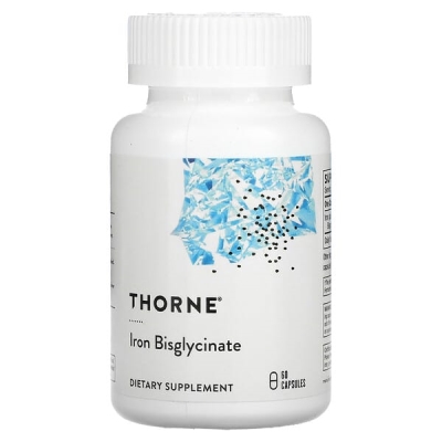 Железо Бисглицинат 25 мг Thorne Research Iron Bisglycinate капсулы №60