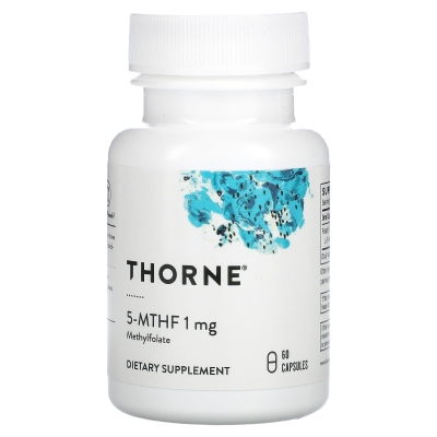 Метилфолат 5-МТГФ Thorne Research 5-MTHF 1 мг капсулы №60