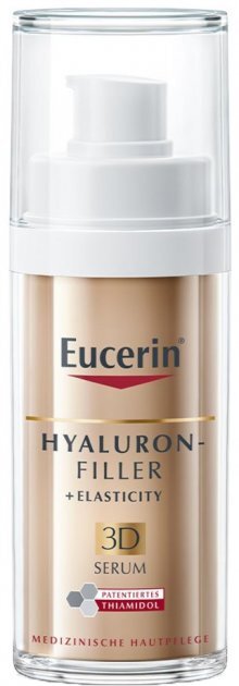 Сыворотка для лица Eucerin Hyaluron-Filler + Elasticity 3D тройная антивозрастная (83566), 30 мл