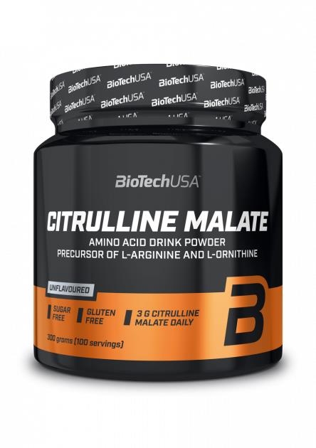 Амінокислоти Biotech Citrulline Malate без смаку, 300 г