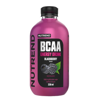 Амінокислота Nutrend BCAA Energy Drink напій зі смаком ожини, 330 мл