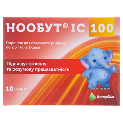 Нообут IC 100 порошок д/ор. р-ра 100 мг/доза по 2.5 г №10 в саше