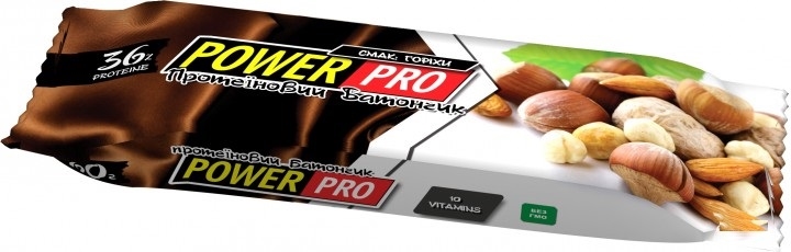 Батончик Power Pro 36% Йогурт - Горіх, 60 г