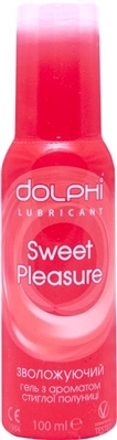 Гель-смазка интимная Dolphi Sweet Pleasure с ароматом клубники, 100 мл