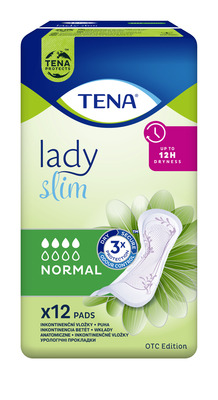 Прокладки урологические Tena Lady Slim Normal, 12 штук