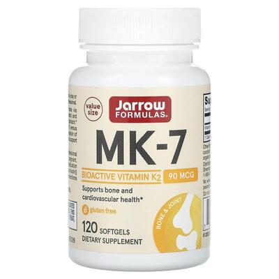 Витамин К2 МК-7 Jarrow Formulas Vitamin K2 90 мкг, 120 капсул