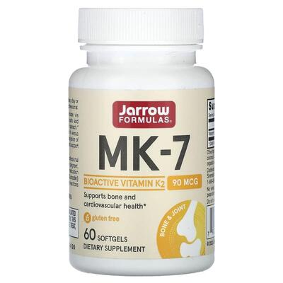 Витамин К2 МК-7 Jarrow Formulas Vitamin K2 90 мкг, 60 капсул