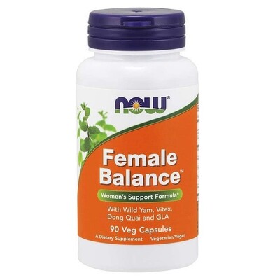 Диетическая добавка NOW Female Balance для поддержки здоровья у женщин капсулы №90