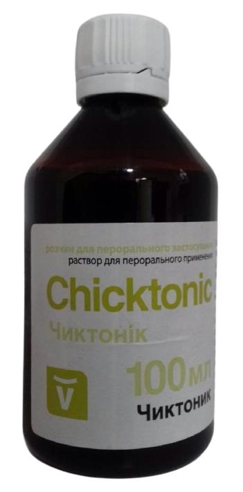 Чиктоник (ДЛЯ ЖИВОТНЫХ) витаминный раствор для орального применения, 100 мл