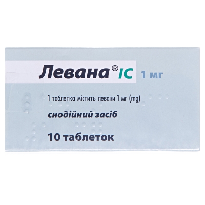 Левана IC таблетки по 1 мг №10
