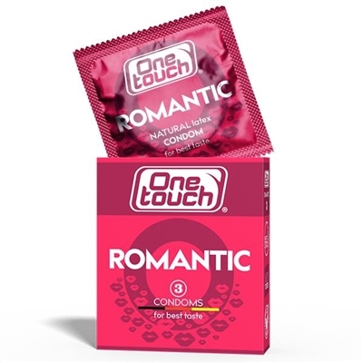 Презервативы One Touch Romantic ароматизированные, 3 штуки
