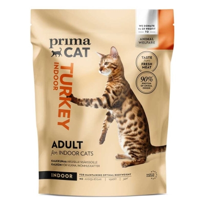 Prima Cat Turkey Cat Food For Adult Indoor