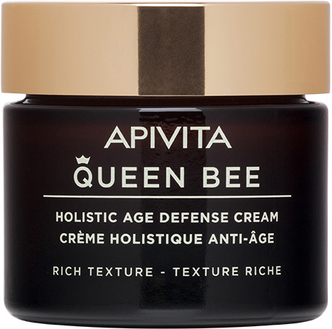 Крем для лица Apivita Queen Bee насыщенной текстуры для комплексной защиты от старения, 50 мл