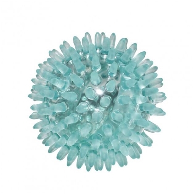 Мяч массажный Ridni Relax диаметр 8 см, прозрачно-голубой