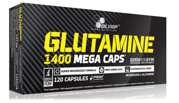 Амінокислота Olimp L-Glutamine Mega Caps, 120 капсул