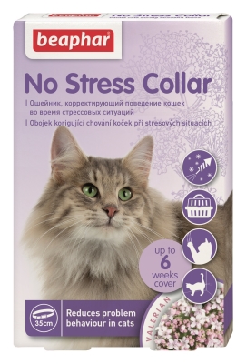 Ошейник Beaphar No Stress Collar для кошек, успокаивающий, 35 см
