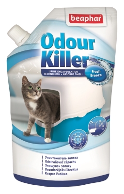 Ликвидатор запаха Beaphar Odour Killer for Cats для кошачьих туалетов, 400 г