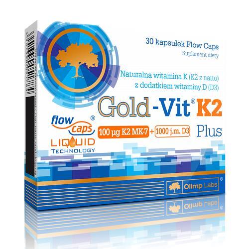 Витамин К2 Плюс Olimp Gold-Vit K2 Plus, 30 капсул