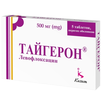 Тайгерон таблетки, п/о по 500 мг №5