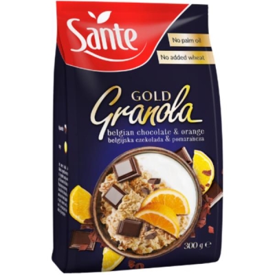 Гранола Go On Nutrition Granola Gold with Chocolate and Orange, 300 г