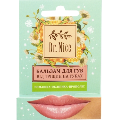 Бальзам для губ Dr.Nice От трещин, 4,6 г