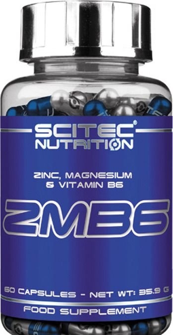 Анаболический комплекс Scitec Nutrition ZMB6, 60 капсул