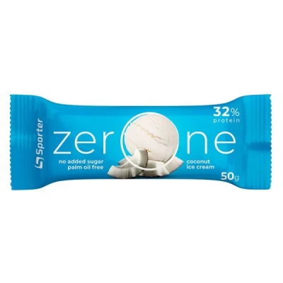 Батончик Sporter Zero One coconut ice cream, 50 г
