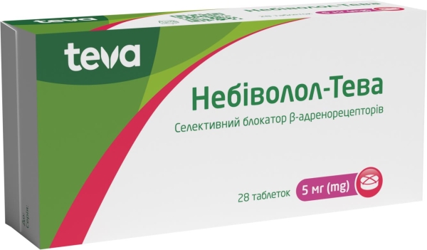 Аналоги Небиволол-Тева таблетки по 5 мг №28 (7х4) - поиск аналогов в .
