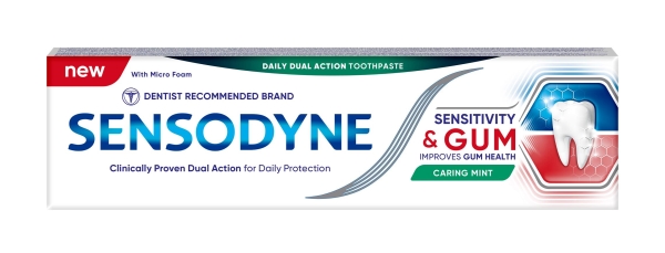 Зубная паста Sensodyne Чувствительность зубов и Защита десен, 75 мл