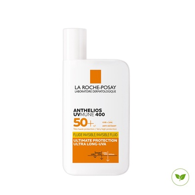 Флюид солнцезащитный La Roche-Posay Anthelios UVmune 400 для чувствительной кожи лица, SPF 50+, 50 мл