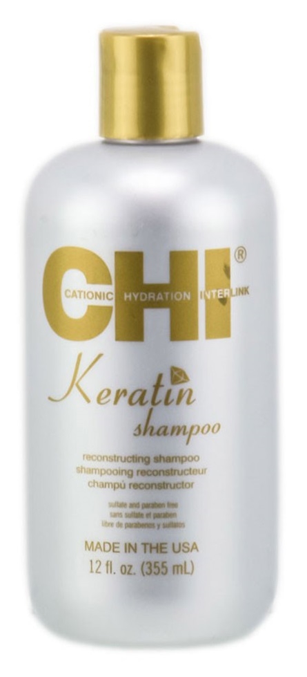 Шампунь CHI Keratin Reconstructing Shampoo для поврежденных волос Кератин, 355 мл