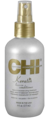 Кондиционер CHI Keratin Weightless Leave-in Conditioner для поврежденных волос легкий несмываемый Кератин, 177 мл