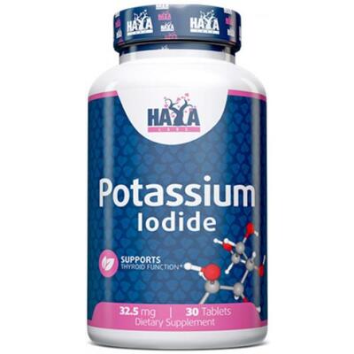 Калий Йодид Haya Labs Potassium Iodide таблетки по 32,5 мг №30