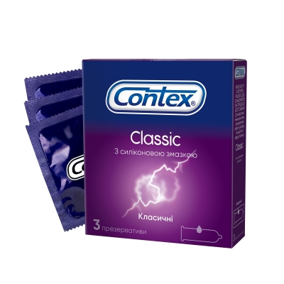 Презервативы латексные Contex Classic классические, 3 штуки