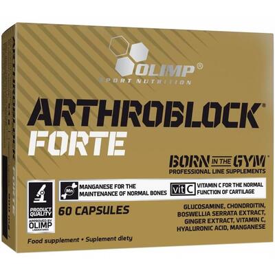 Хондропротектор комплексный для суставов и связок Olimp Arthroblock Forte Sport Edition, 60 капсул