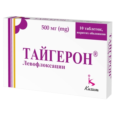 Тайгерон таблетки, п/о по 500 мг №10