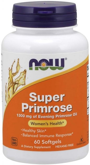 Evening Primrose Oil / Масло Примулы Вечерней мг 90 гел. капсул от NOW Foods