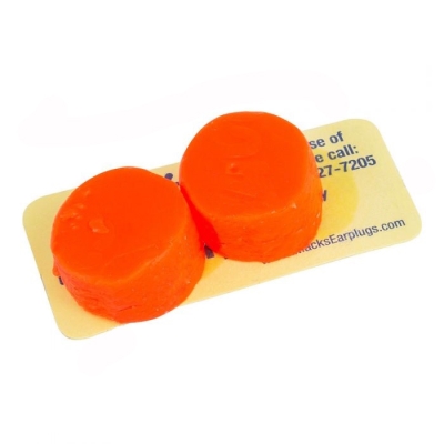Беруши вкладки ушные MACK'S Pillow Soft оранжевые, 1 пара