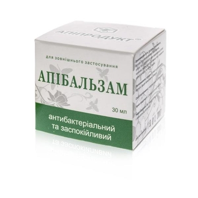 Апипродукт Апибальзам антибактериальный и успокаивающий, 30 мл