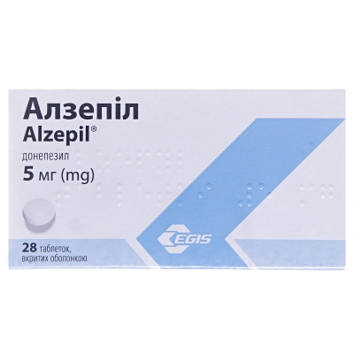 Алзепил таблетки, п/о по 5 мг №28 (14х2)