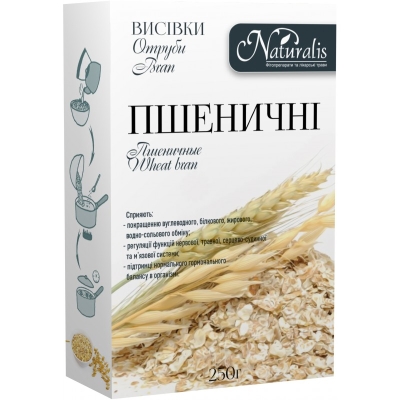 Отруби Naturalis пшеничные, 250 г