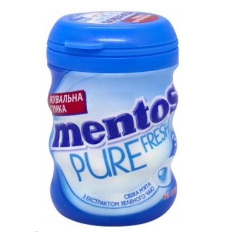 Жевательная резинка Mentos Pure Fresh со вкусом Мяты, 56 г