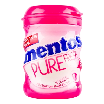 Жевательная резинка Mentos Pure Fresh со вкусом Тутти-Фрутти, 56 г