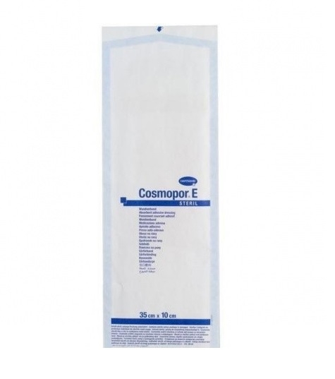 Повязка пластырная Cosmopor E steril для закрытия ран 10 см х 35 см стерильная, 1 штука