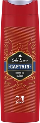 Шампунь-гель для душа Old Spice 2-в-1 Captain, 400 мл